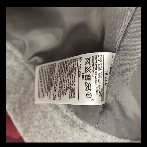 Old Navy Toddler Hooded Winter Coat jacket 18-24 months Zip Button Front Gray - Picture 6 of 10